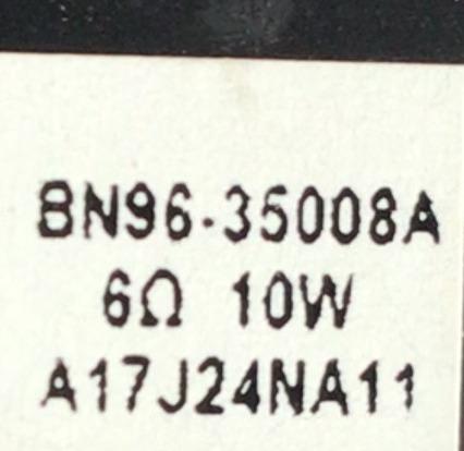 KIT DE BOCINAS PARA TV SAMSUNG ( 2 PZ ) / NUMERO DE PARTE BN96-35008A / A17J24HA11 / 6Ω 10W / BN963558A / 35008A / PANEL CY-WK055HGLV4H / UN55MU6490FXZA FA01 - Imagen 2